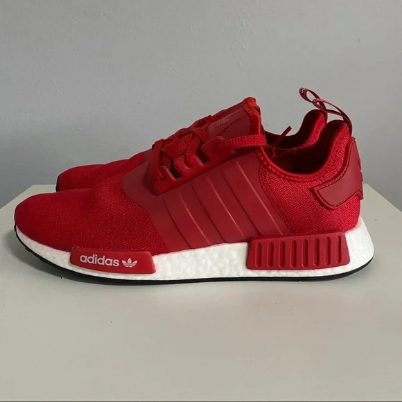 Adidas NMD_R1 “Scarlet” Sneakers Scarlet Cloud White Core Black - Picture 4 of 10